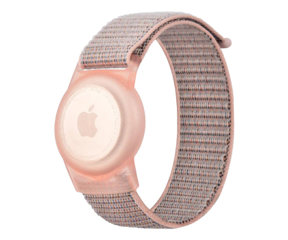 Akcesoria GSM i GPS TECH-PROTECT Opaska Dziecięca Nylon do Apple AirTag pink 9589046926037